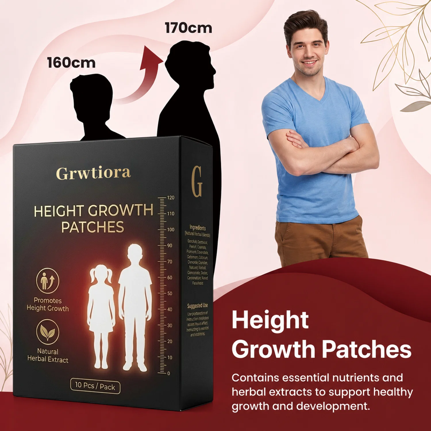 Grwtiora™ Herbal Foot Care Patch